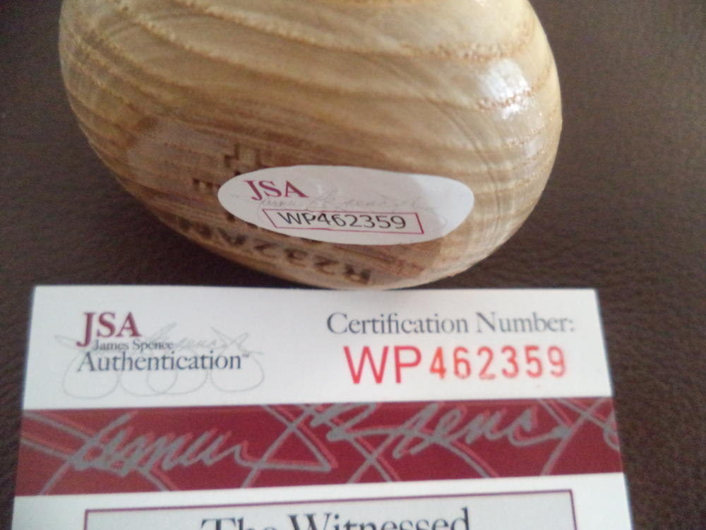MAUEL MARGOT SD PADRES SIGNED AUTO BLONDE ENGRAVED RAWLINGS BAT JSA WP462359