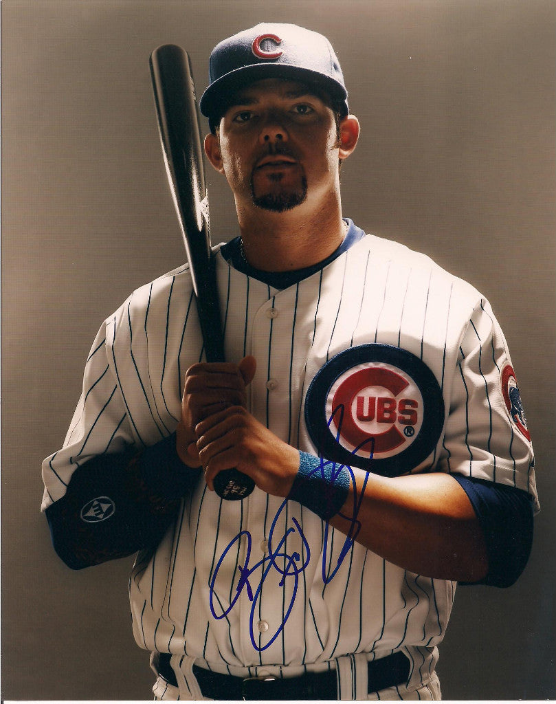 BRIAN DOPARIK CHICAGO CUBS SIGNED 8X10 PHOTO W/COA