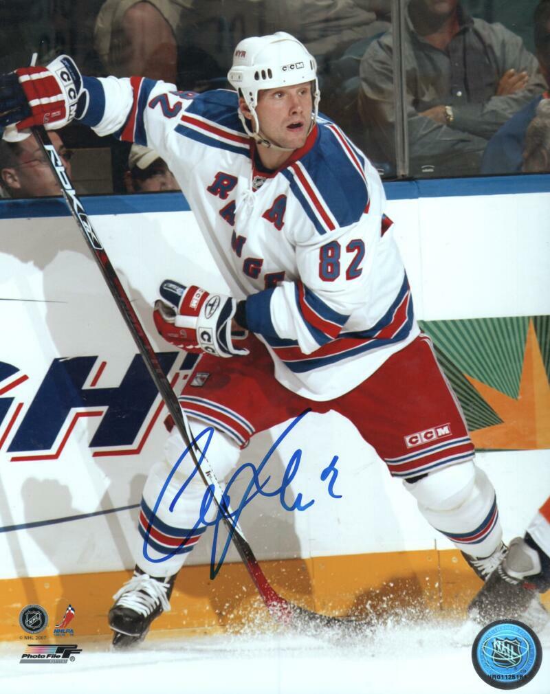 MARTIN STRAKA  NEW YORK RANGERS SIGNED AUTOGRAPHED 8X10 PHOTO W/ COA