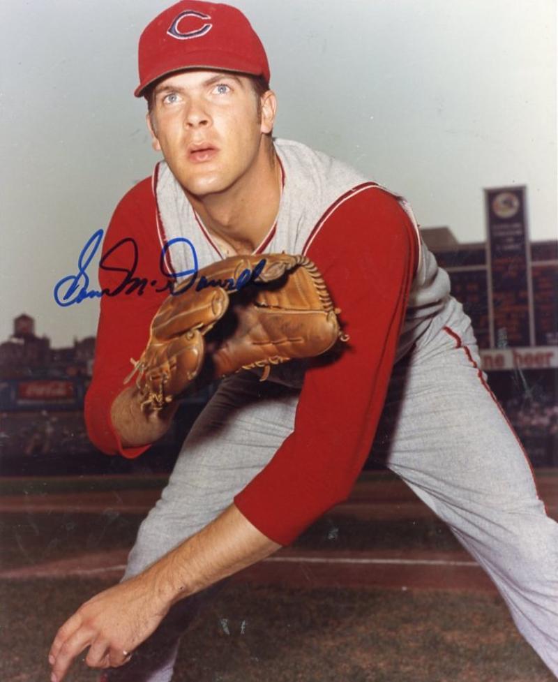 SAM MCDOWELL CLEVELAND INDIANS  SIGNED  8X10 PHOTO W/ COA