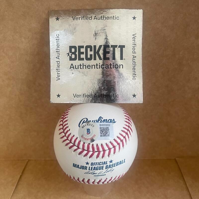 DAVE MCKAY CARDINALS /TWINS SIGNED AUTOGRAPHED M.L. BASEBALL BAS AUTH