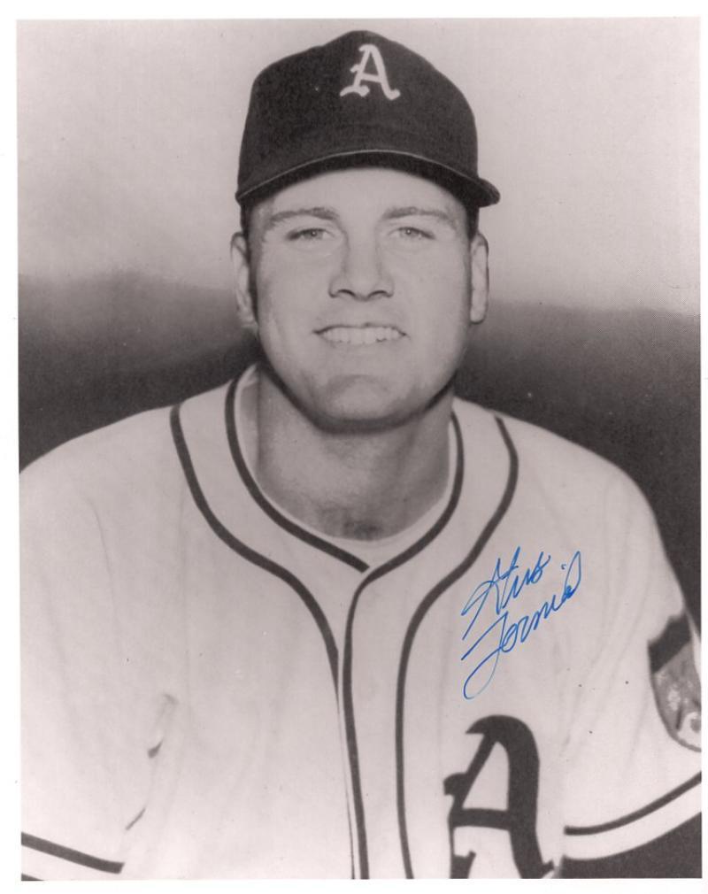 GUS ZERNIAL PHILADELPHIA ATHLETICS SIGNED AUTOGRAPHED 8x10 W/COA