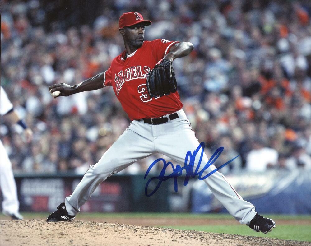 LATROY HAWKINS ANAHEIM ANGELS SIGNED AUTOGRAPHED 8X10 PHOTO W/ COA