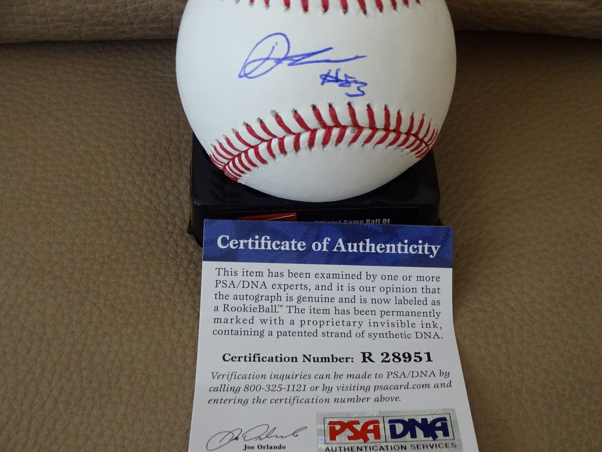 AUSTIN  WILSON SEATTLE MARINERS  SIGNED AUTOGRAPHED ROMLB  BASEBALL PSA R28951