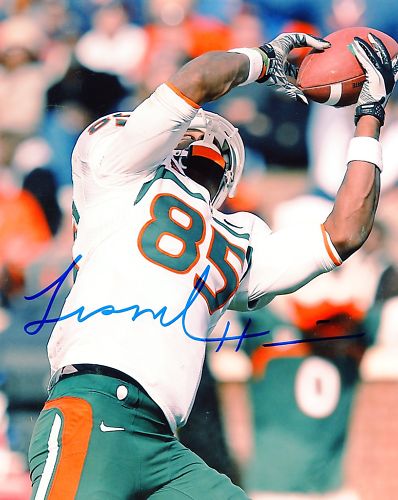 LEONARD  HANKERSON   HURRICANES/REDSKINS   SIGNED 8X10