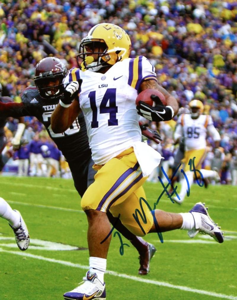 TERRENCE MAGEE LSU/BROWNS SIGNED AUTOGRAPHED 8X10 PHOTO W/COA