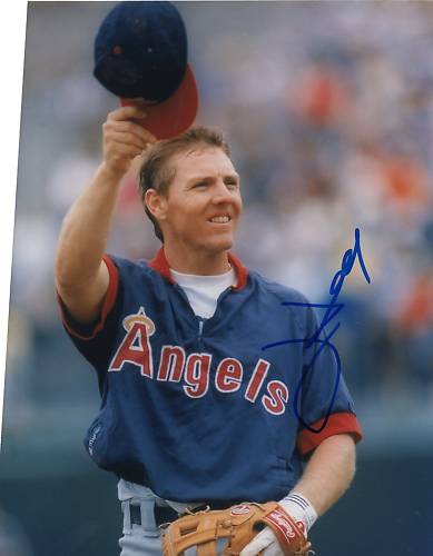 JACK  HOWELL  CALIFORNIA  ANGELS  SIGNED  8X10