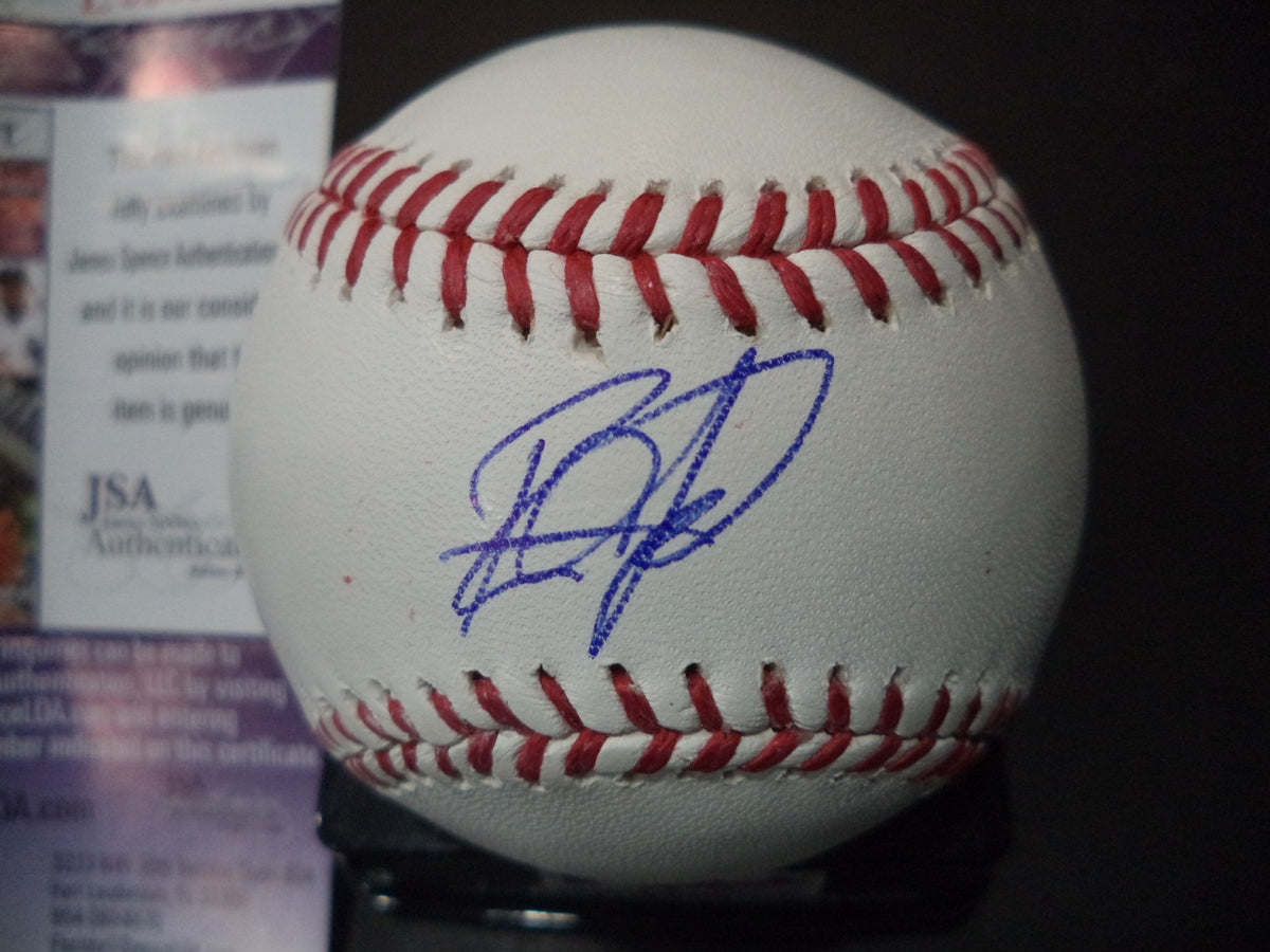 RUSNEY CASTILLO BOSTON RED SOX SIGNED AUTOGRAPHED ROMLB BASEBALL JSA COA #L56039