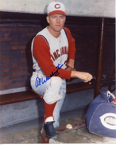 AL WORTHINGTON  CINCINNATI  REDS   SIGNED 8X10 PHOTO