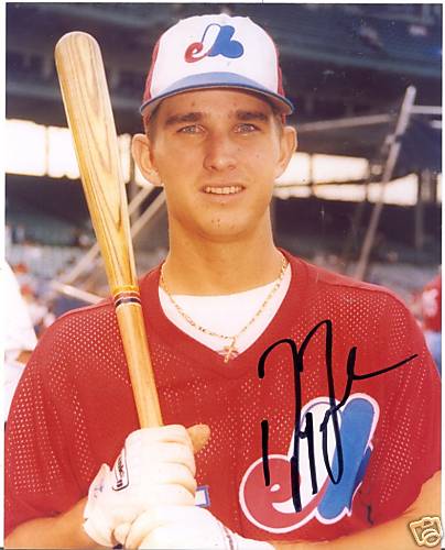 BRET BARBERIE MONTREAL EXPOS SIGNED 8X10 PHOTO W/COA