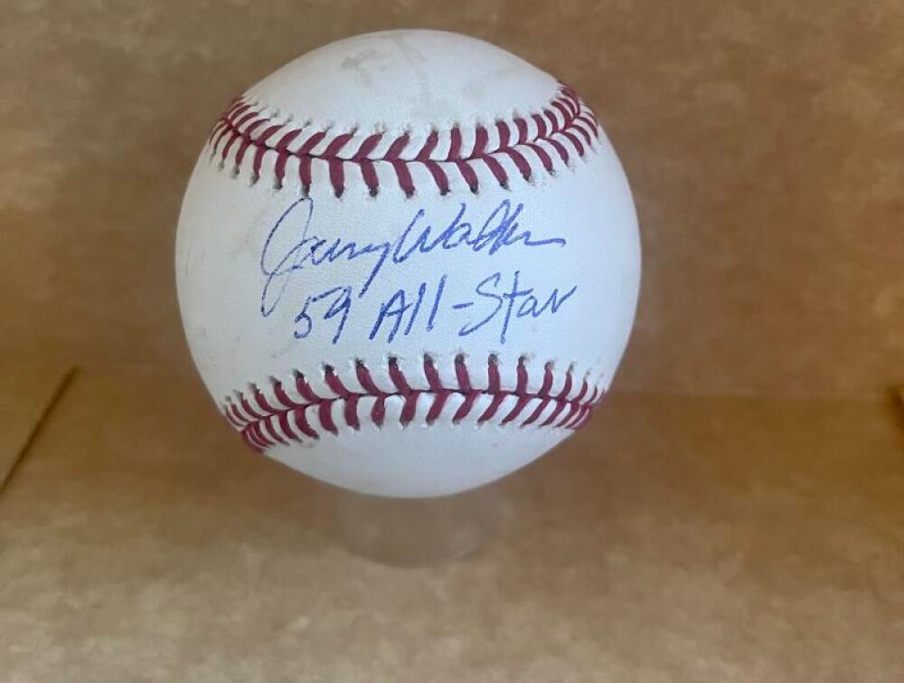 JERRY WALKER 59 ALL-STAR SIGNED AUTO M.L. BASEBALL BAS AUTHENTICATED