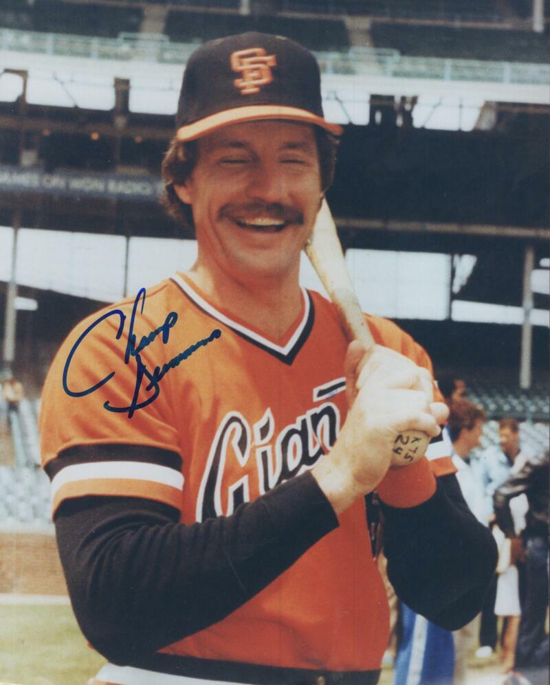CHAMP SUMMERS SAN FRANCISCO GIANTS SIGNED AUTOGRAPHED 8X10 PHOTO W/ COA