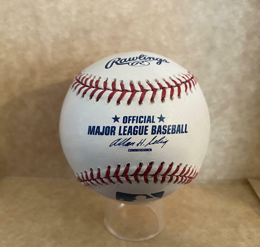 LANCE CORMIER DIAMONDBACKS/ BRAVES SIGNED AUTOGRAPHED M.L. BASEBALL W/ COA