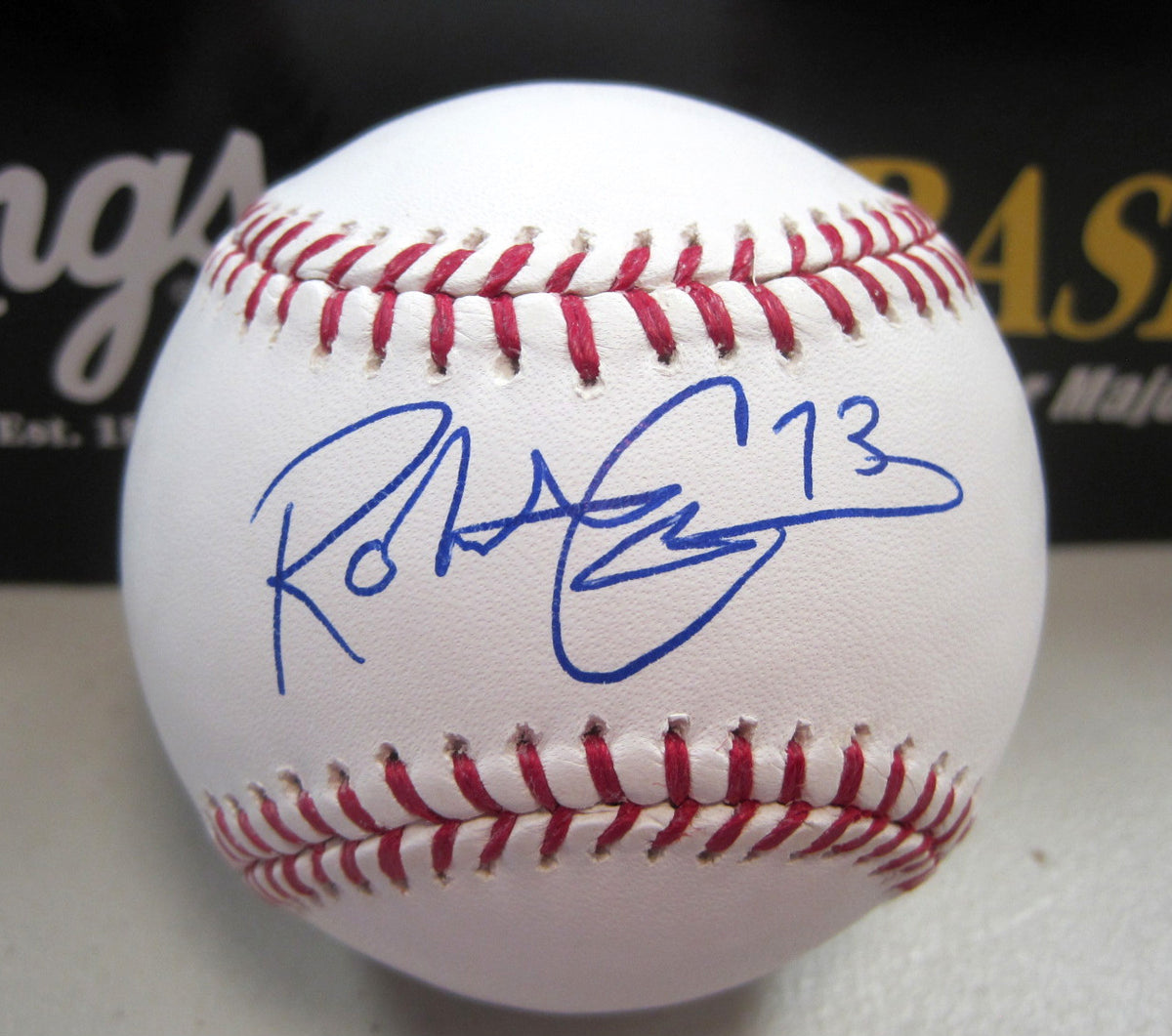 ROBERT CARSON NEW YORK METS AUTOGRAPHED SIGNED MAJOR LEAGUE BASEBALL W/COA