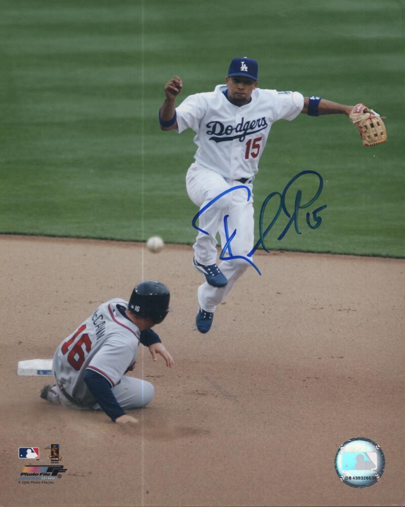 RAFAEL FURCAL  DODGERS SIGNED AUTOGRAPHED 8X10  PHOTO W/ COA