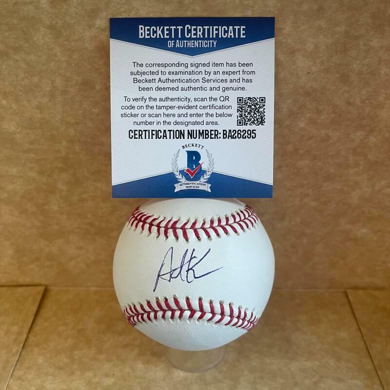 AUSTIN KEARNS REDS/NATIONALS  SIGNED AUTO M.L. BASEBALL BAS BA26295