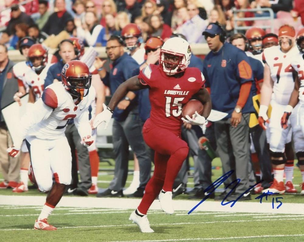 TRUMAINE WASHINGTON #15 SIGNED AUTOGRAPHED 8X10 PHOTO W/COA