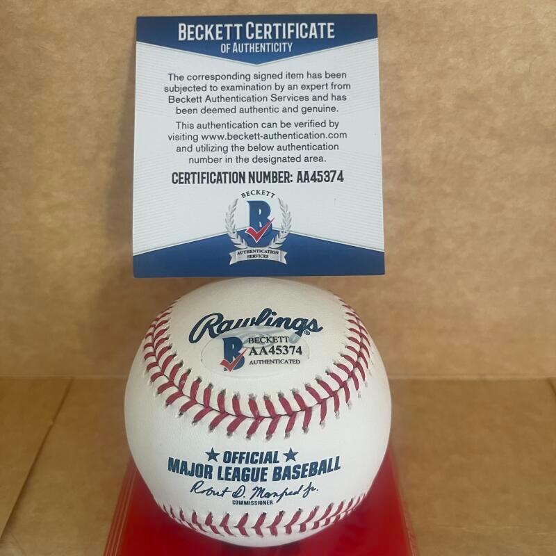 MIKE ANDREWS IMPOSSIBLE DREAM  SIGNED AUTOGRAPHED M.L. BASEBALL BECKETT AUTH
