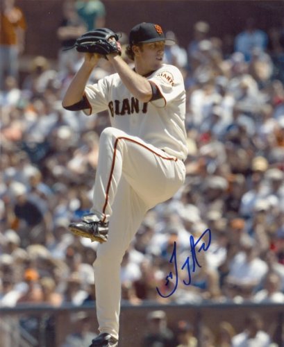 JEREMY ACCARDO SAN FRANCISCO GIANTS SIGNED 8X10 PHOTO