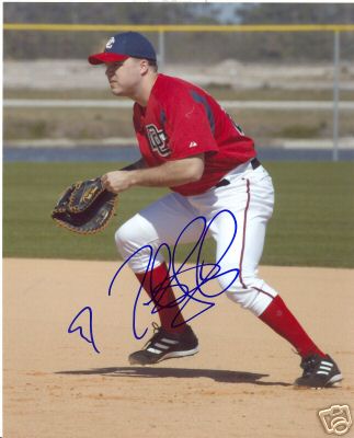 NICK JOHNSON WASHINGTON NATIONALS SIGNED 8X10 PHOTO