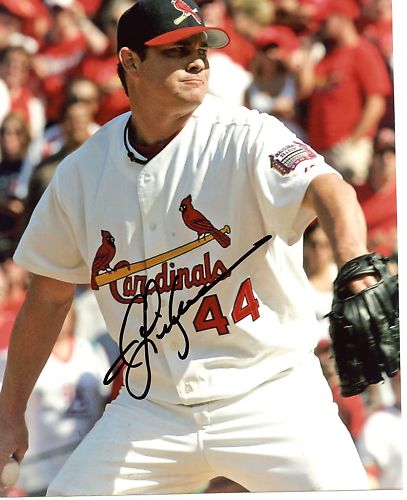JASON  ISRINGHAUSEN   ST LOUIS CARDINALS  SIGNED 8X10