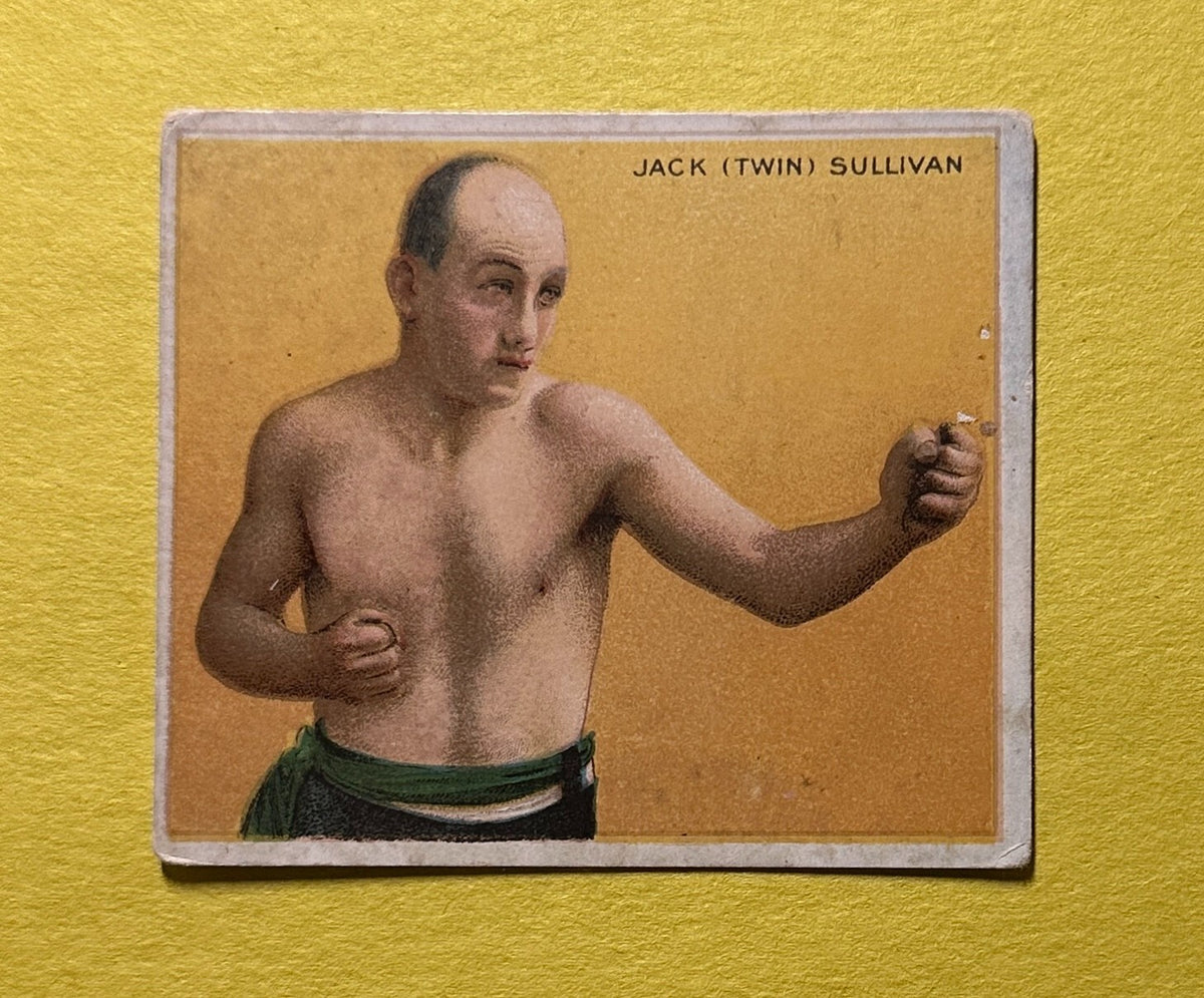 1910 T-218 CHAMPIONS JACK (TWIN) SULLIVAN BOXING CARD