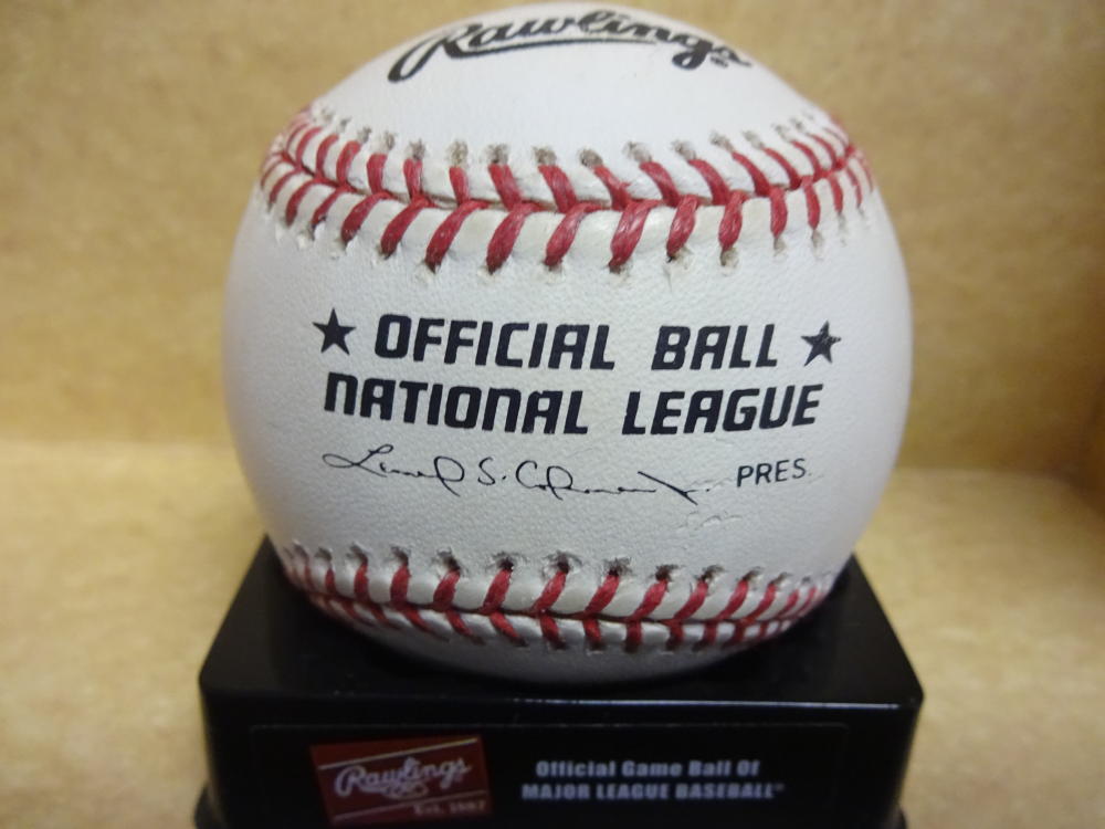 BILL VIRDON N.L. R.O.Y. 55 CARDINALS SIGNED N.L. BASEBALL W/COA