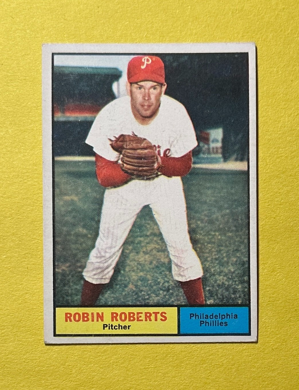 1961 TOPPS ROBIN ROBERTS #20 PHILLIES