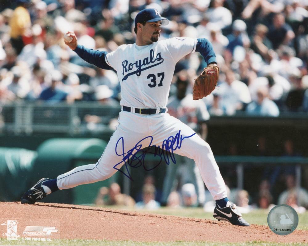 JEFF SUPPAN KANSAS CITY ROYALS SIGNED AUTOGRAPHED 8X10 PHOTO W/ COA