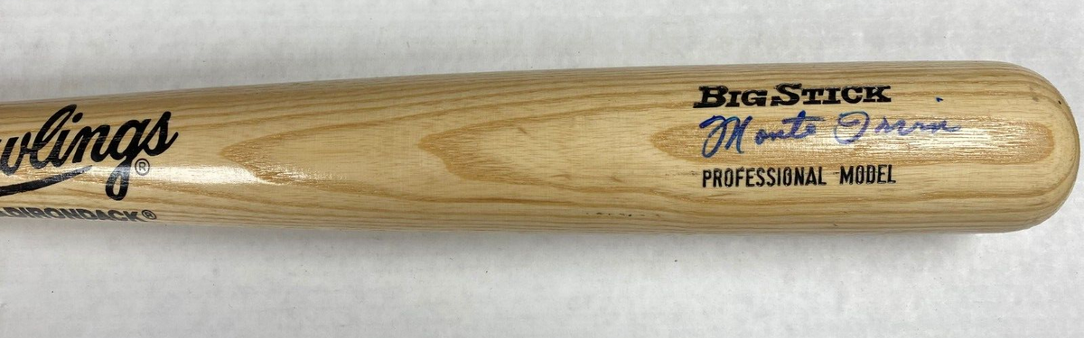MONTE IRVIN NEW YORK GIANTS SIGNED AUTOGRAPHED RAWLINGS BIG STICK BAT W/COA