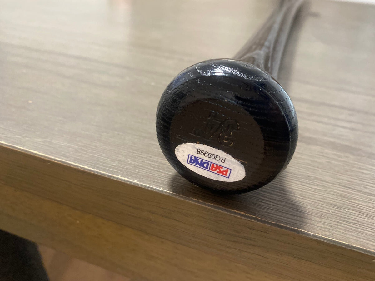 WILLSON CONTRERAS MILWAUKEE BREWERS SIGNED AUTO RAWLINGS BLACK PRO BAT PSA *