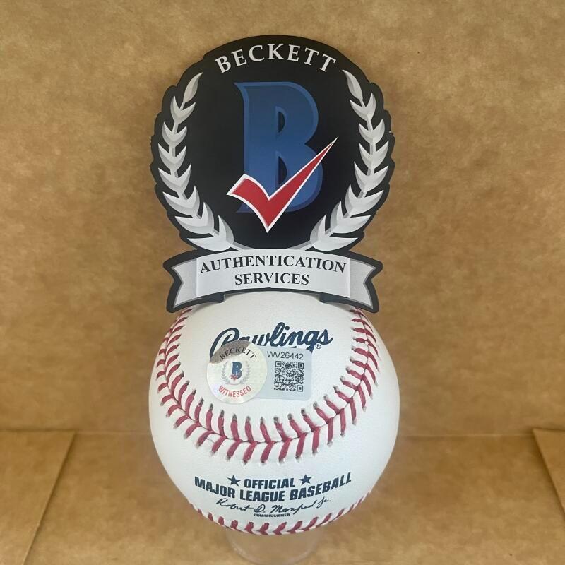EMERSON HANCOCK SEATTLE MARINERS SIGNED 2022 FUTURES GAME BASEBALL BECKETT AUTHE