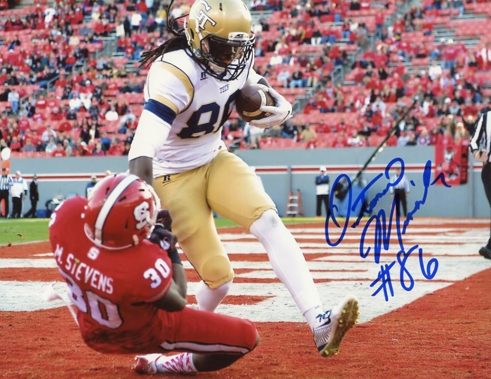 ANTONIO MESSICK GEORGIA TECH SIGNED 8X10 PHOTO W/COA