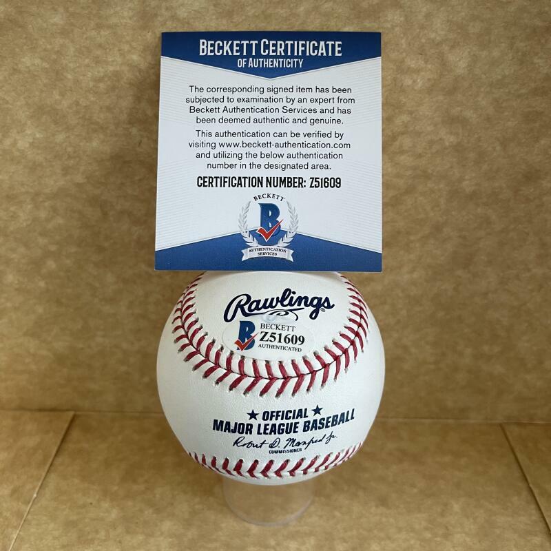 DUFFY DYER "69 WS CHAMPS" NEW YORK METS SIGNED AUTO M.L BASEBALL MBECKETT Z51609