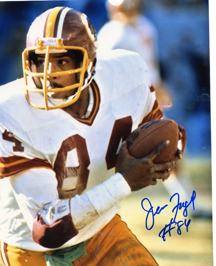 JEAN  FUGETT  #84  WASHINGTON  REDSKINS SIGNED AUTOGRAPHED 8X10 PHOTO