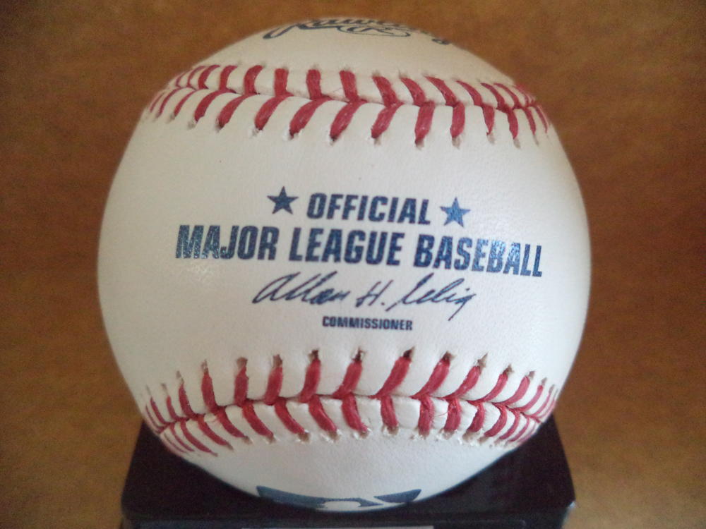 SHAE SIMMONS ATLANTA BRAVES SIGNED AUTOGRAPHED M.L. BASEBALL W/COA