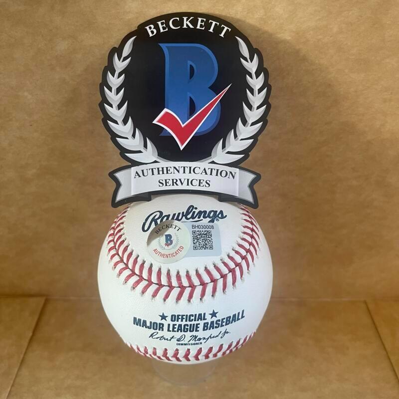 DAVE BRISTOL #4 REDS HOF 2018 SIGNED AUTO M.L. BASEBALL BECKETT AUTHENTICATED