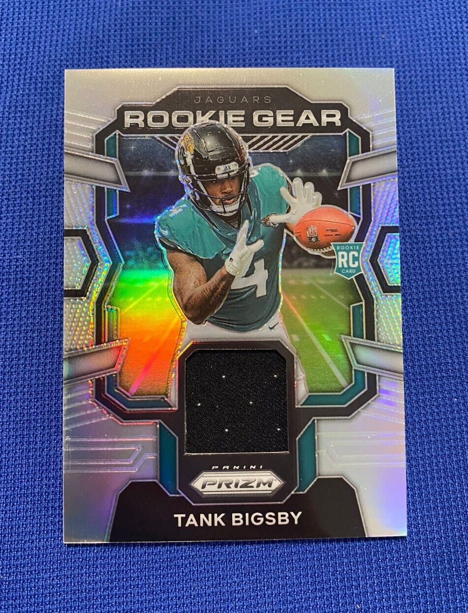 2023 PRIZM TANK BIGSBY JACKSONVILLE JAGUARS RC ROOKIE GEAR JERSEY CARD #RG-TB