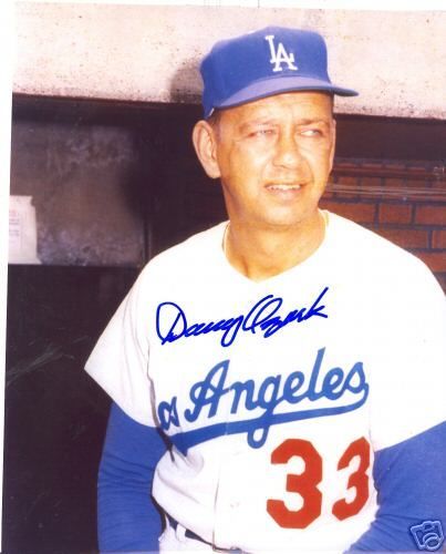 DANNY  OZARK  LA DODGERS  SIGNED 8X10