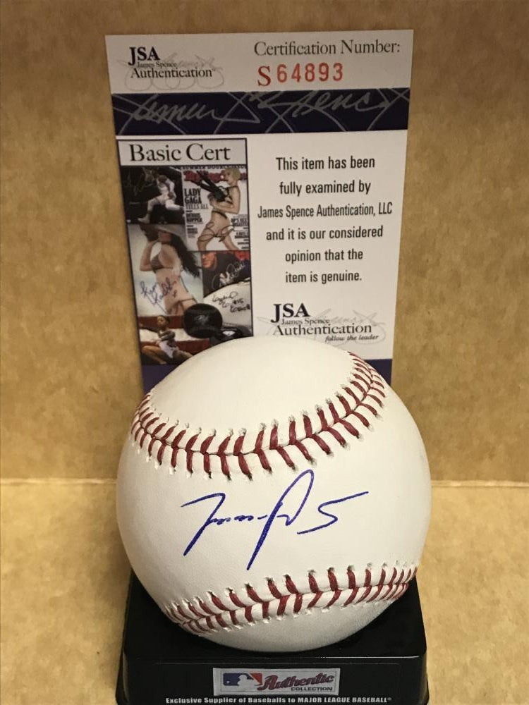 MIGUEL  SANO  MINNESOTA TWINS SIGNED M.L. BASEBALL JSA S64893