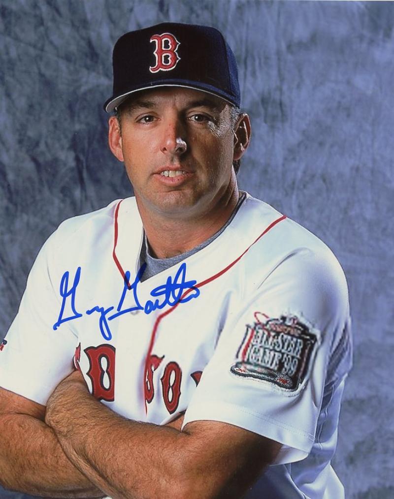 GARY GAETTI BOSTON RED SOX SIGNED AUTOGRAPHED 8X10 PHOTO W/COA