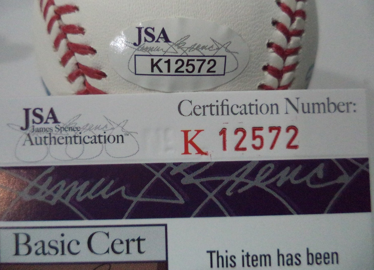 IAN CLARKIN NEW YORK YANKEES SIGNED AUTOGRAPHED ROMLB  BASEBALL JSA COA #K12572