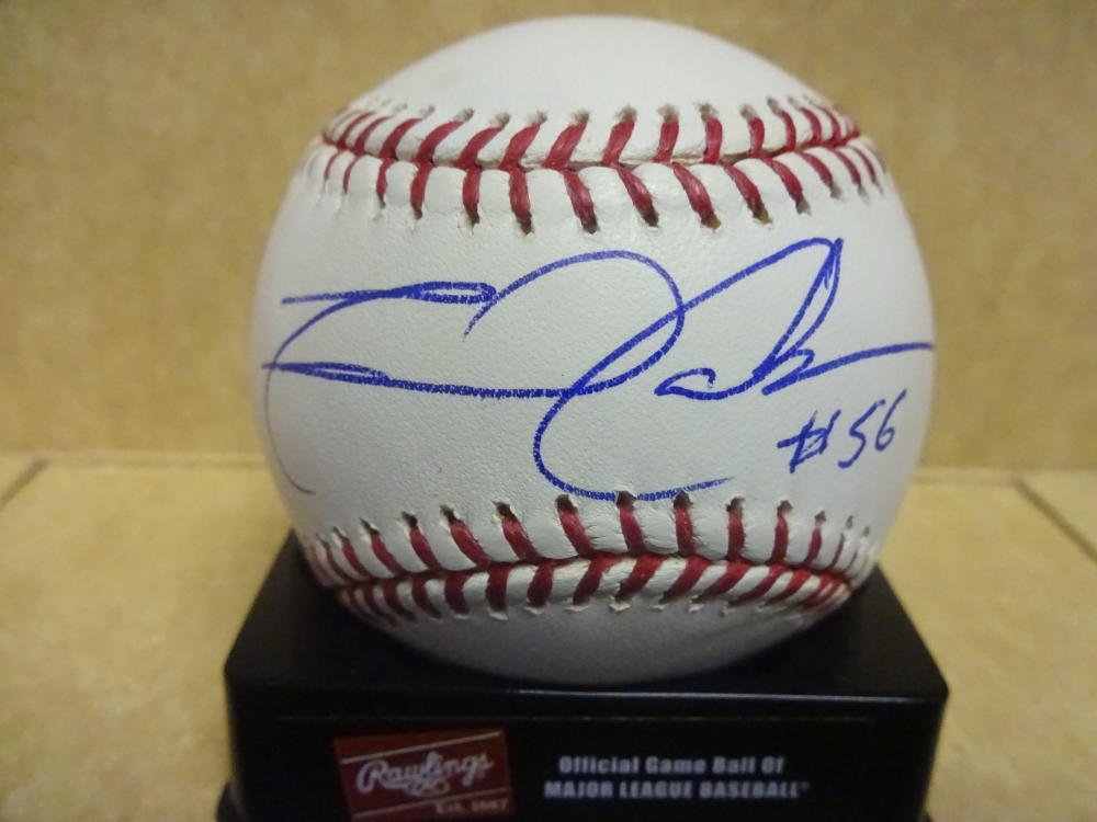 FERNANDO CABRERA METS/INDIANS SIGNED M.L. BASEBALL W/COA