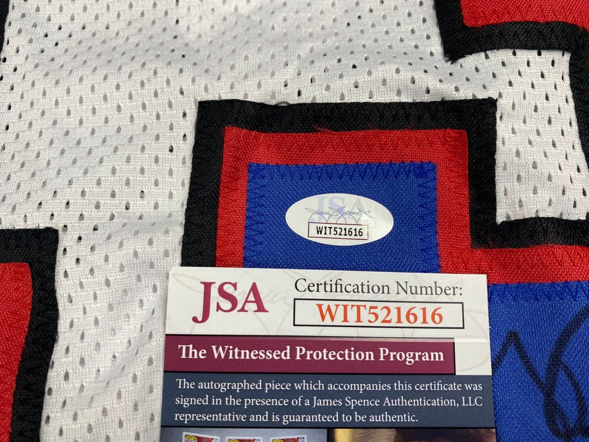GABRIEL DAVIS BUFFALO BILLS SIGNED AUTOGRAPHED CUSTOM WHITE JERSEY SZ XL JSA