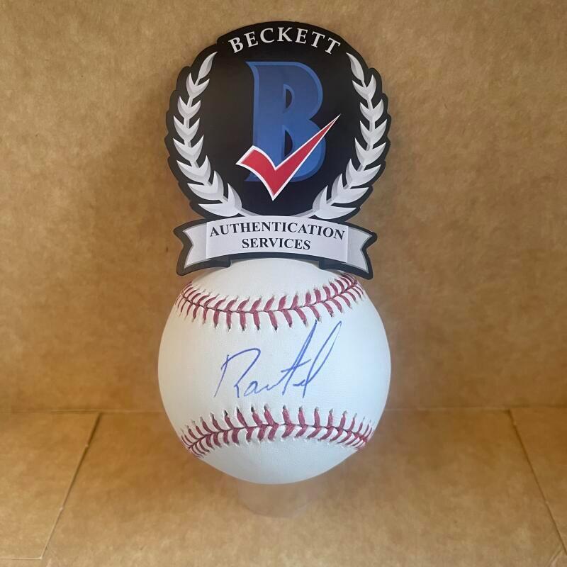 RAMIEL TAPIA TORONTO BLUE JAYS SIGNED AUTOGRAPHED M.L. BASEBALL BAS AUTHENTICATE