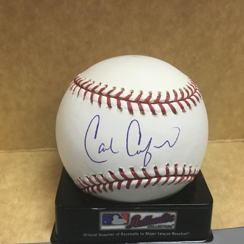 CARL CRAWFORD LOS ANGELES DODGERS M.L. SIGNED BASEBALL W/COA