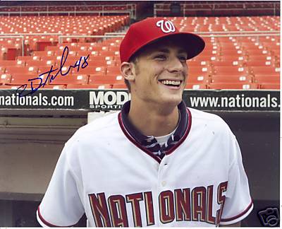 ROSS DETWILER WASHINGTON NATIONALS SIGNED 8X10 PHOTO