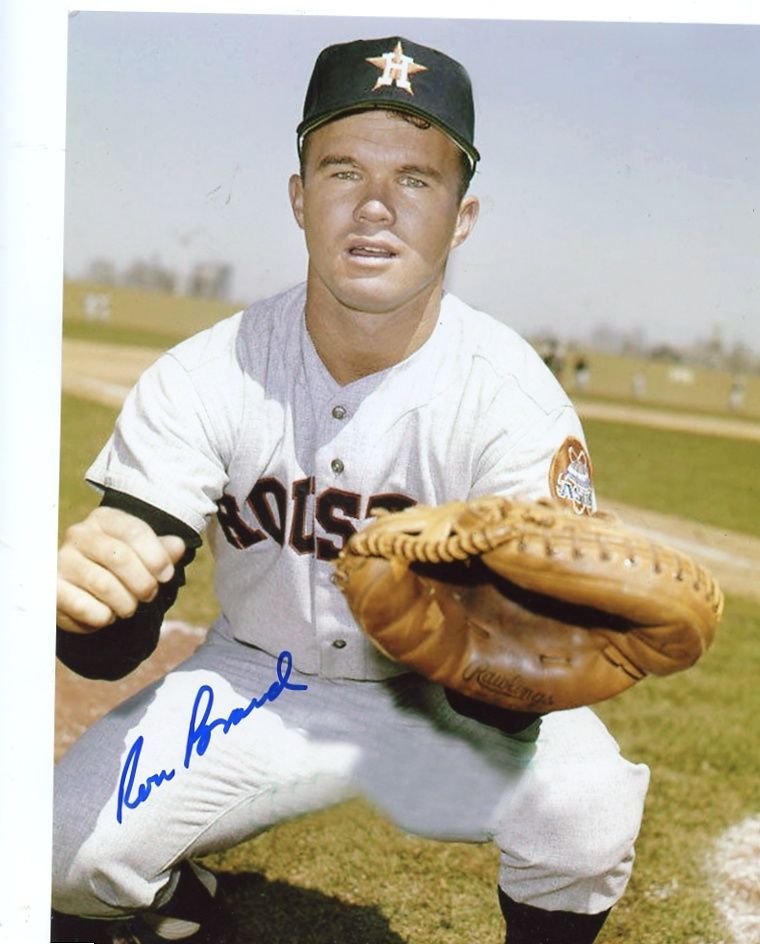 RON BRAND  HOUSTON  ASTROS    SIGNED  AUTOGRAPHED    8x10 PHOTO  W/ COA