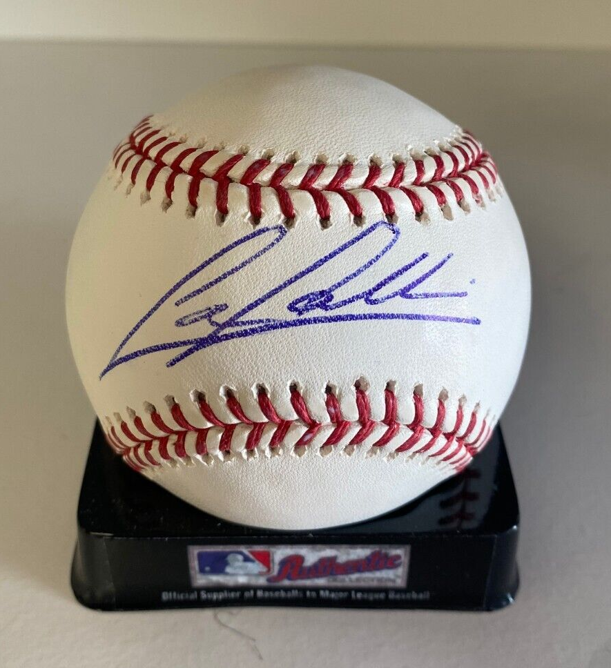 CADE CAVALLI WASHINGTON NATIONALS SIGNED AUTOGRAPHED M.L. BASEBALL BECKETT