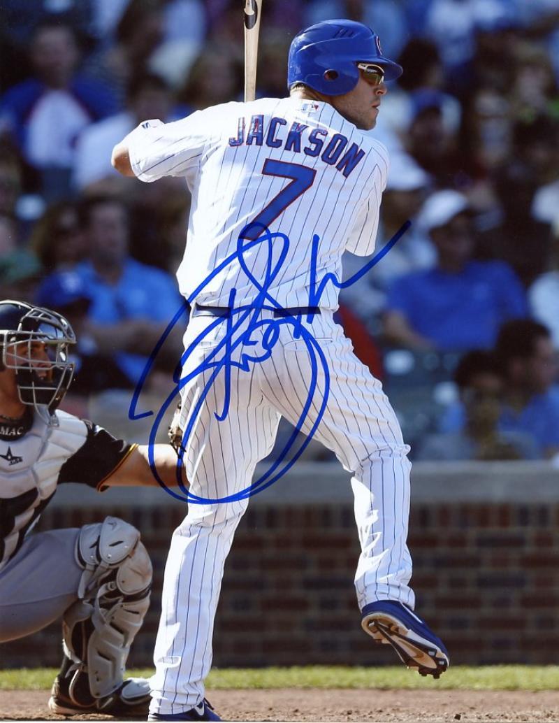 BRETT JACKSON CHICAGO CUBS SIGNED 8X10 PHOTO W/COA